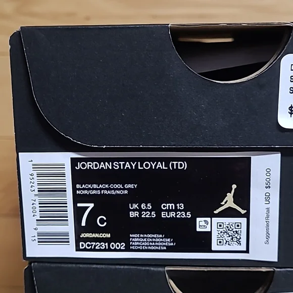 Nike Jordan Stay Loyal TD Toddler Infant Black Shoe Sneaker DC7231-002 - Picture 13 of 15